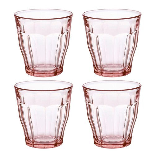 Duralex Picardie Pink Glass Tumbler Set 250ml