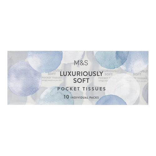 M&S pocket tissues 10 pack, imported from the UK