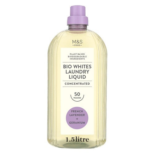 M&S bio laundry liquid French lavender geranium 1.5L, imported from the UK