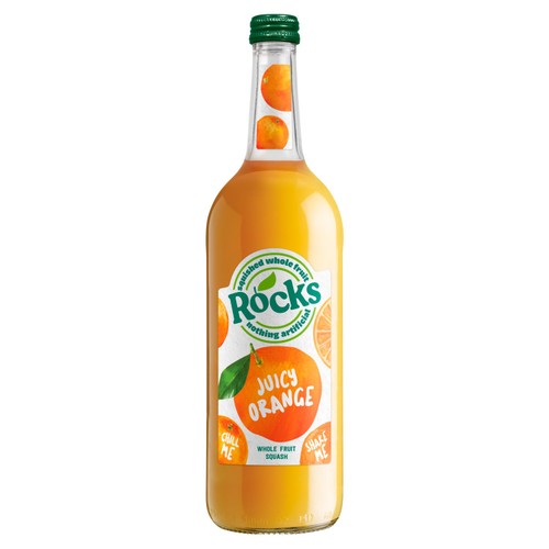 Rocks orange squash concentrate 740ml (British brand)