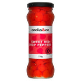 Cooks & Co sweety drop red pickled peppers 235g - British product