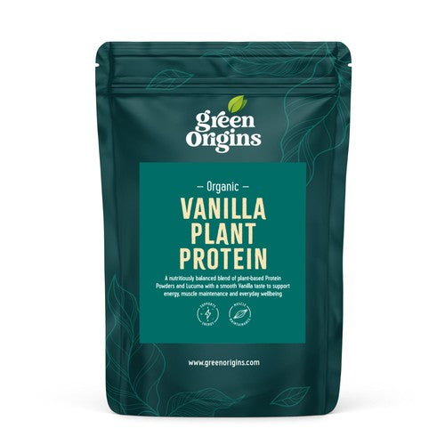 Green Origins Organic Vanilla Plant Protein Powder