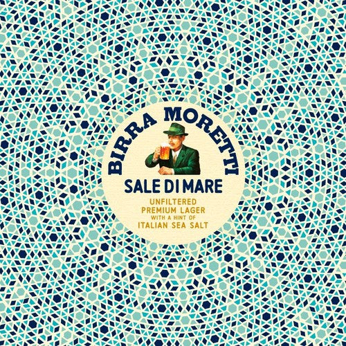 Birra Moretti Sale Di Mare unfiltered lager beer 4 x 330ml - British product