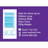 Royal Mail 1st Class Standard Size Stamps 8 Pack - British product