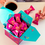 Monty Bojangles cocoa dusted chocolate truffles box with 14 pieces, imported from the UK