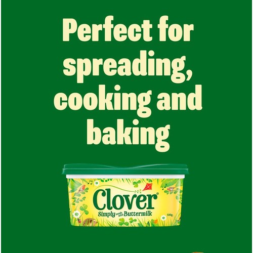 Clover spreadable buttery spread with buttermilk - British product