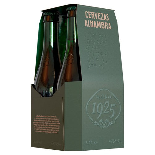 Alhambra Reserva 1925 amber lager 4 x 330ml - British product