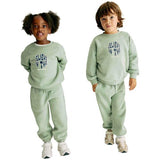 M&S Boys Cotton Rich Plain Joggers, 6-7 Years, Pale Green