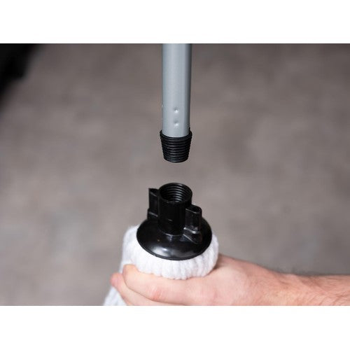 Addis Recycled Cotton Mop with Handle & Spare Replacement Refill Head