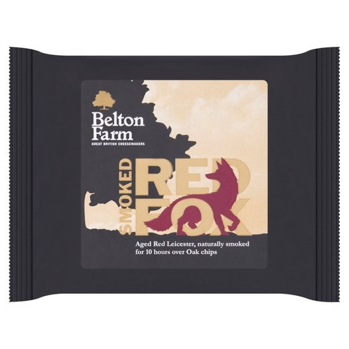 Belton Farm Smoked Red Fox Aged Red Leicester cheese 200g - British product
