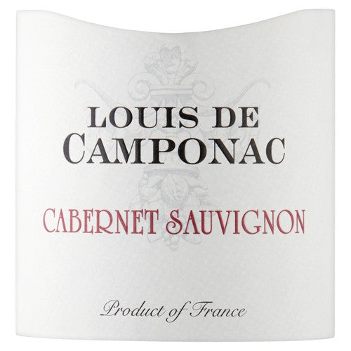 Louis De Camponac Cabernet Sauvignon red wine 75cl, UK version
