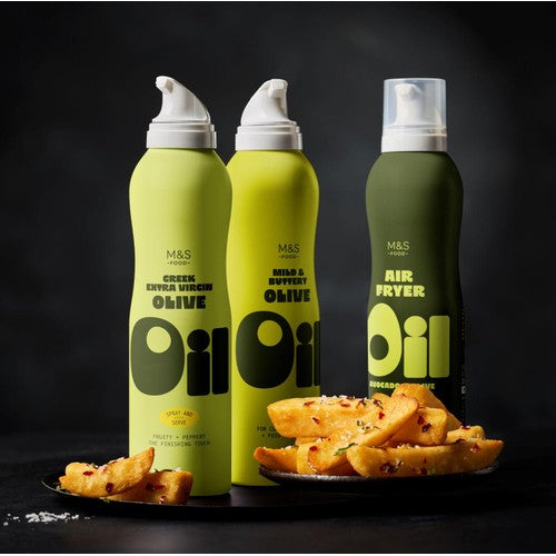 M&S mild buttery olive oil spray (British brand)