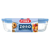 Pyrex Zero Plastic glass storage container 0.8L, imported from the UK