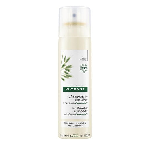 Klorane Extra-Gentle Dry Shampoo with Oat & CeramideLIKE for all hair types 150ml, UK version