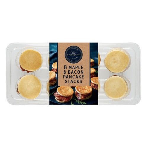 M&S 8 Maple & Bacon Pancake Stacks