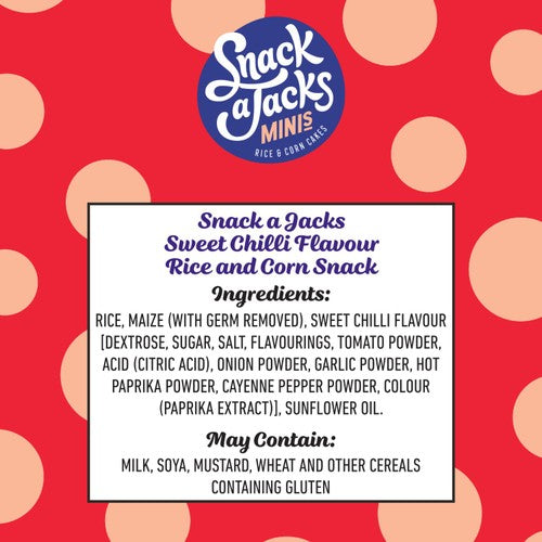 Snack a Jacks sweet chilli rice cakes 19g multipack (British brand)
