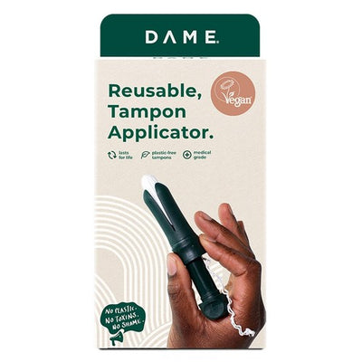 M&S DAME Single Reusable Tampon Applicator with 3 Organic Tampons- Buy online at McGrocer