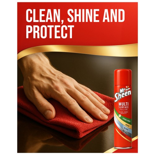 Mr Sheen Multi Surface Polish Original 250ml, imported from the UK