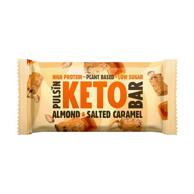M&S Pulsin Keto Almond & Salted Caramel Protein Bar 50g- Buy online at McGrocer