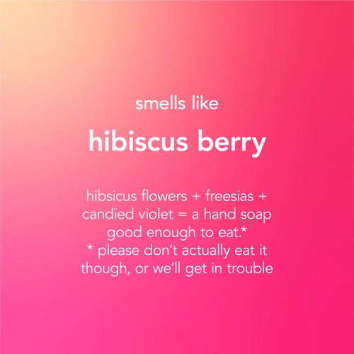 Method Hibiscus Berry Foaming Hand Wash 300ml, imported from the UK