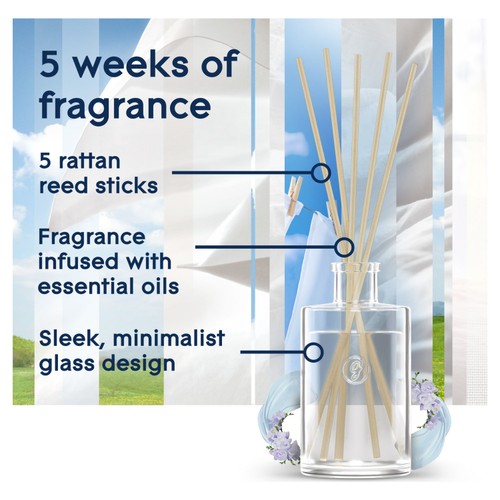 Glade Clean Linen reed diffuser 50ml, UK version