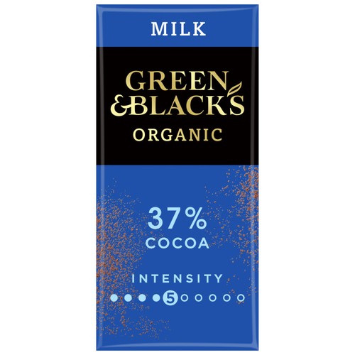 Green & Black's organic milk chocolate bar 90g, UK version