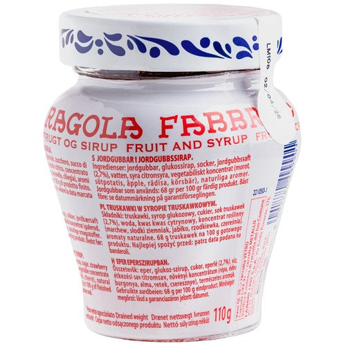 Fabbri strawberry syrup 230g - British product