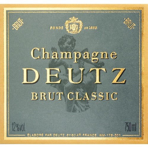 Deutz Brut Classic Champagne NV 75cl - British product