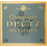 Deutz Brut Classic Champagne NV 75cl - British product