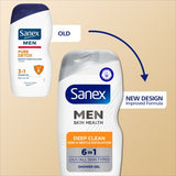Sanex Men Deep Clean body wash 400ml (British brand)