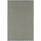 M&S Pure Cotton Geometric Check Bath Sheet Towel, Forest Green