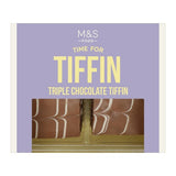 M&S Triple Chocolate Tiffin 4 x 55g, imported from the UK