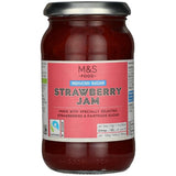 M&S reduced sugar strawberry jam 415g, imported from the UK
