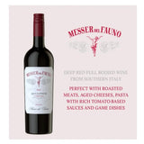 Messer del Fauno Campania Aglianico red wine 75cl, imported from the UK