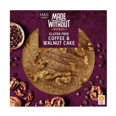 M&S M&S Made Without Coffee & Walnut Gluten Free Cake 390g- Buy online at McGrocer
