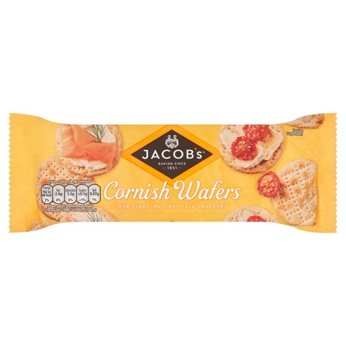 Jacob's Cornish Wafers crackers 150g, UK version