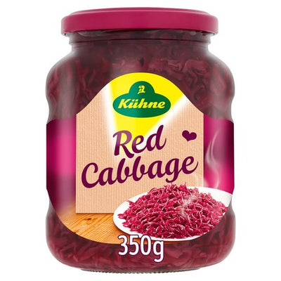 M&S Kuhne Red Cabbage Pickled Jar 350g- Buy online at McGrocer