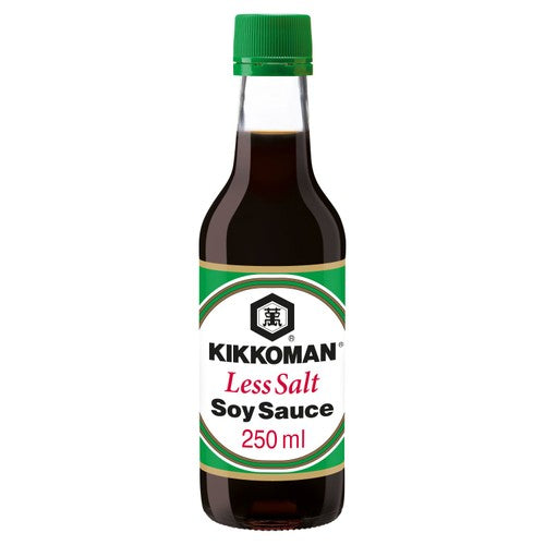 Kikkoman less salt soy sauce glass bottle, imported from the UK