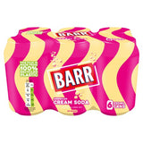 Barr American Cream Soda 6 x 330ml cans - British product