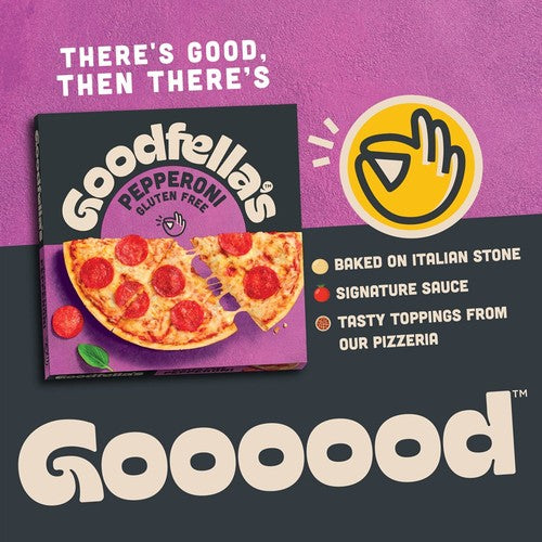 Goodfella's gluten free pepperoni pizza 317g, UK version