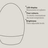 Tommee Tippee Gro Egg 2 night light and digital room thermometer (British brand)