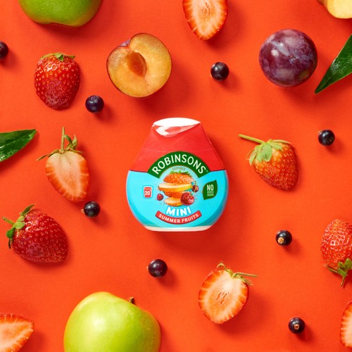 Robinsons Summer Fruits No Added Sugar Squash 66ml, imported from the UK
