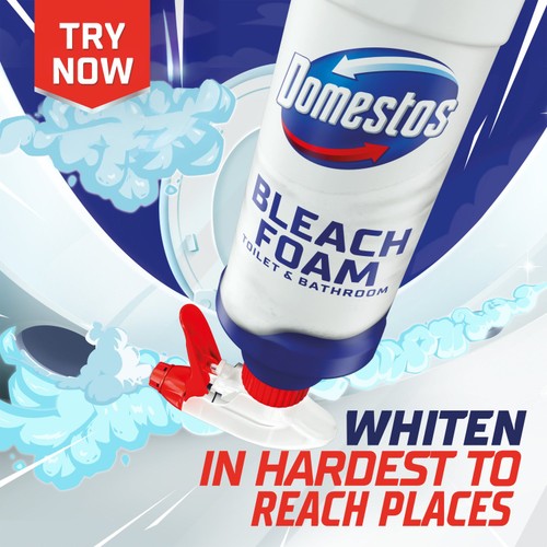 Domestos Bleach Foam Spray 450ml - British product