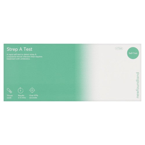 Newfoundland Strep A self-test (British brand)