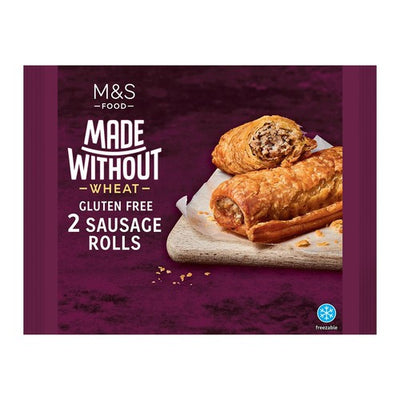 M&S M&S Made Without Sausage Rolls Gluten-Free Pastry 2 Pack- Buy online at McGrocer