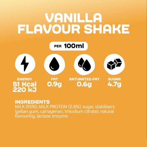 Arla Protein Vanilla Milk Shake 482ml - British product
