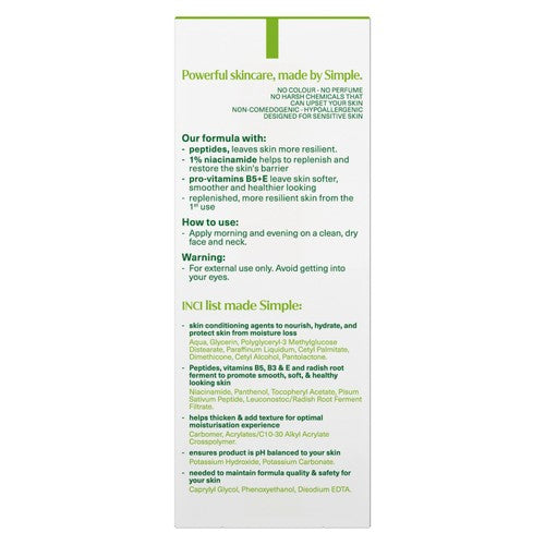 Simple Kind to Skin Hydrating Light Moisturiser 125ml (British brand)