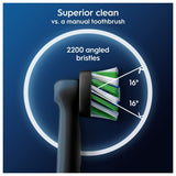 Oral-B CrossAction Toothbrush Heads - Black