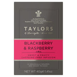 Taylors Blackberry & Raspberry herbal infusion teabags 20 pack (British brand)