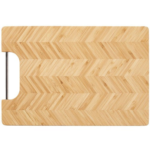 Hexagonal Wood Chopping Board with Handle, 40cm